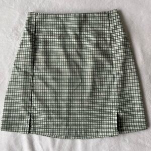 brandy melville green skirt